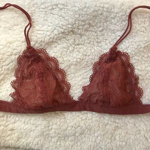 Maroon Bralette - Urban Outfitters